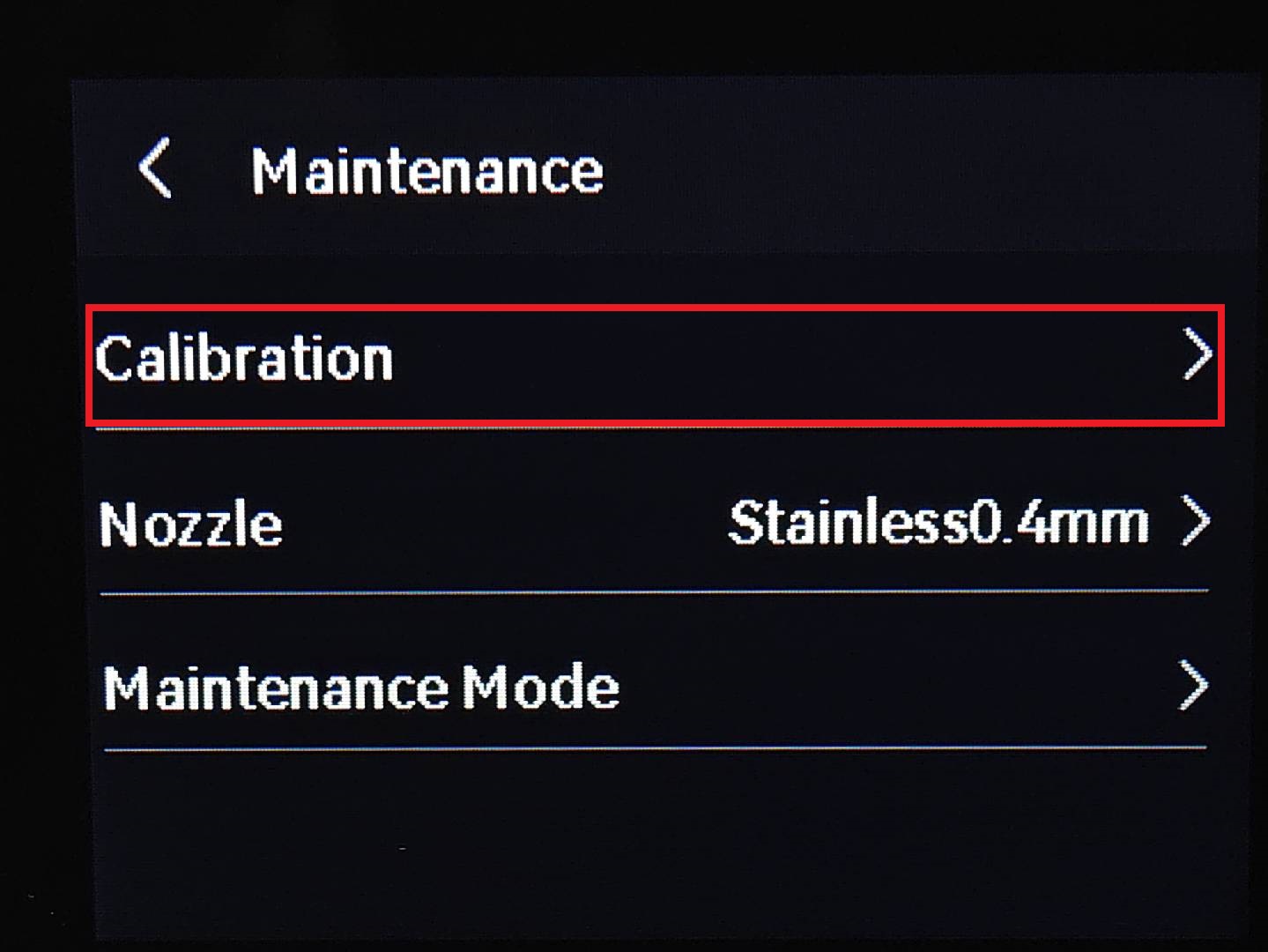 Calibration Step 3
