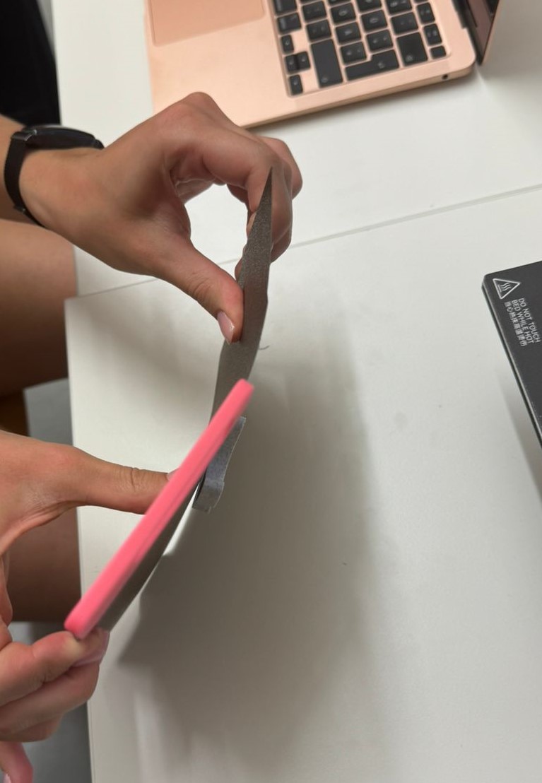screenshot showing bending